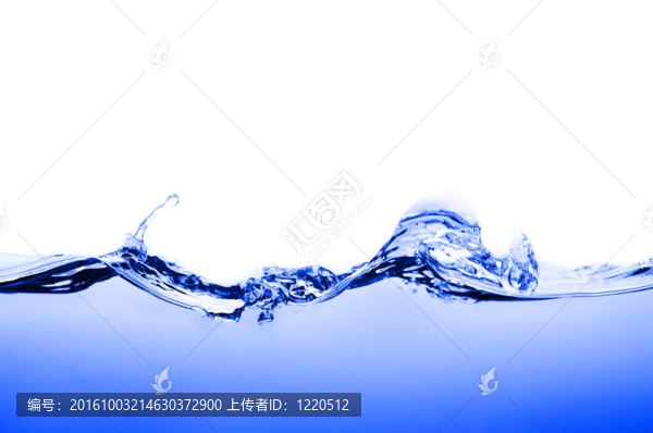 藍(lán)色水對白色