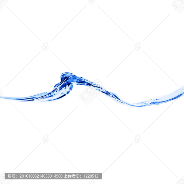 藍(lán)色的波浪