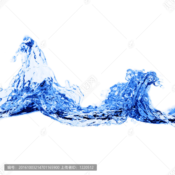 藍(lán)色的波浪