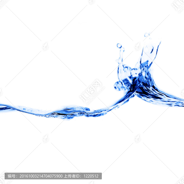 藍(lán)色的波浪