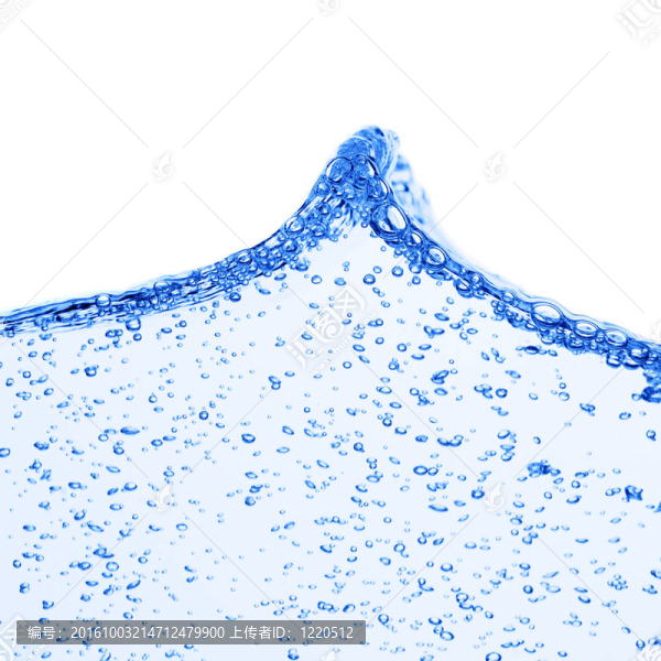 藍(lán)色的波浪