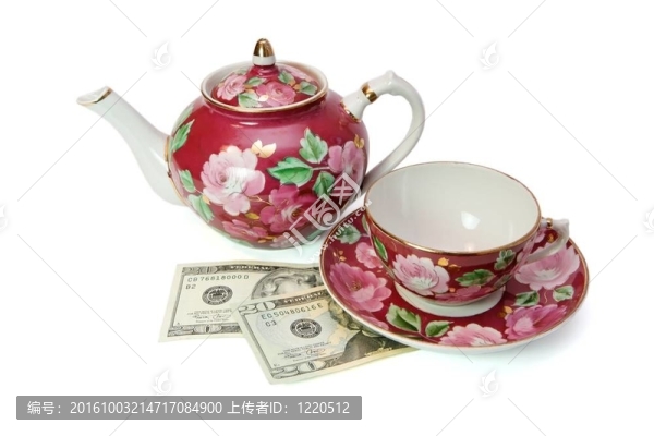 美元票據(jù)上的茶葉服務(wù)