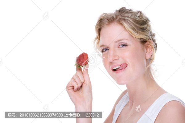 女人與草莓
