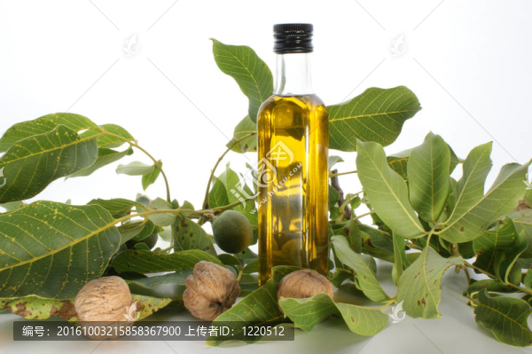瓶里的核桃油