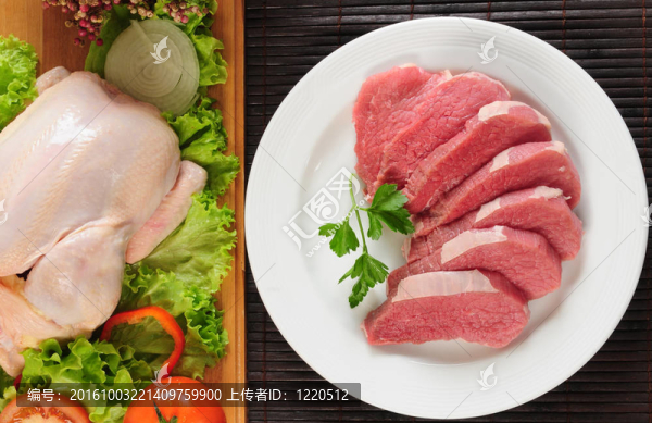 白板上的生肉
