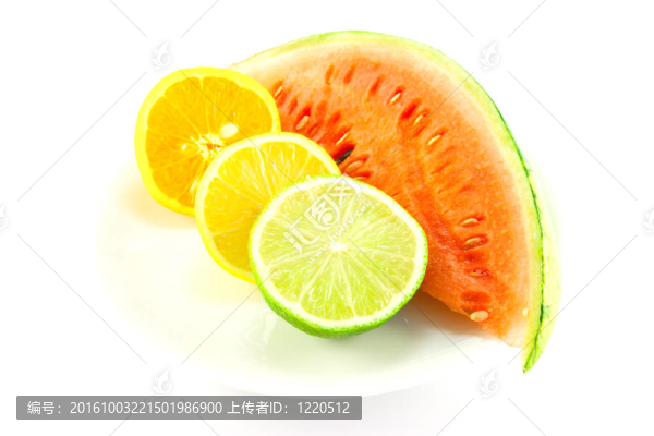 西瓜配檸檬；石灰和橘子