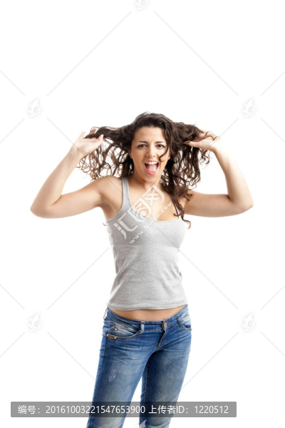 年輕的女人