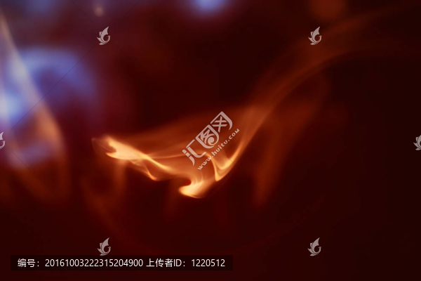 摘要橙色煙霧對(duì)黑暗背景