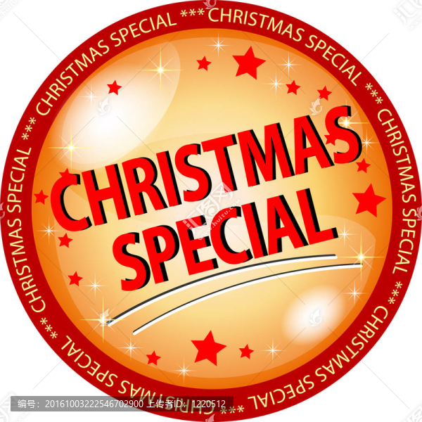 金色圣誕特別鈕扣