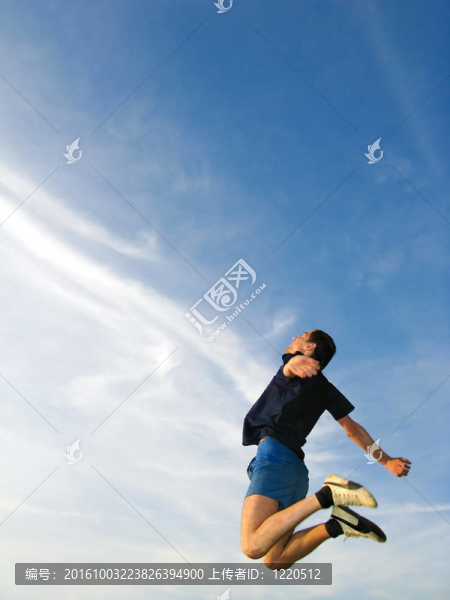跳躍的人