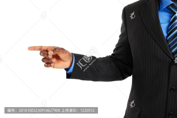生意人指向分隔開的