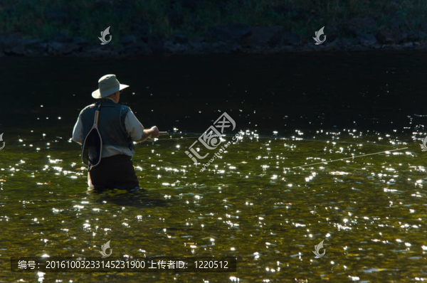 漁夫在河
