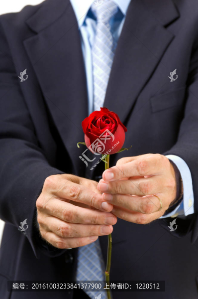 男人給的玫瑰