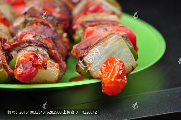 美味的烤肉