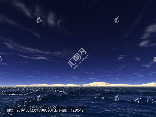 藍色的海洋
