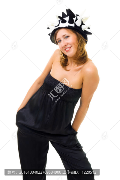 戴帽子的女人