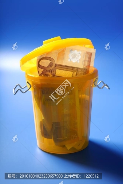 五十歐元紙幣上的垃圾