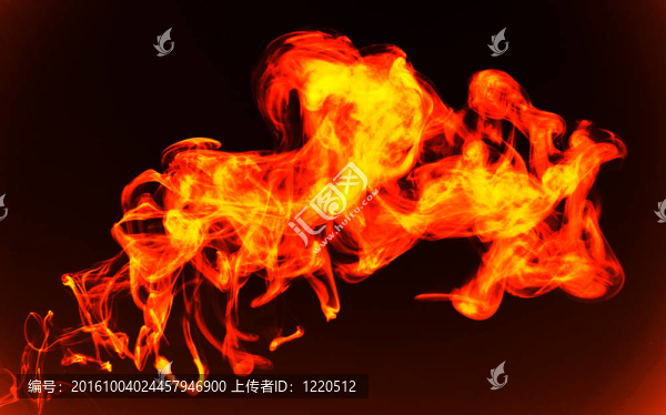 燃燒的火
