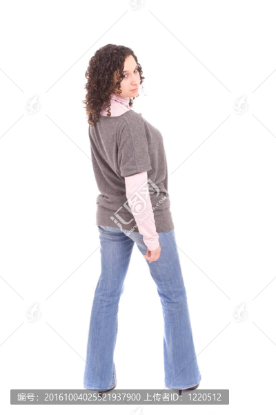 美麗的女人的姿勢