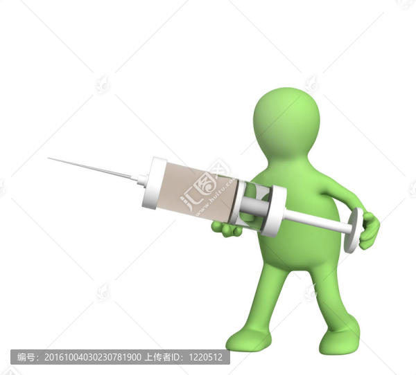帶注射器的醫(yī)生