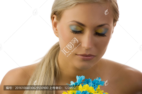 黃色和藍色的美麗