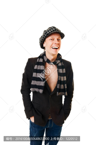 時尚的年輕人