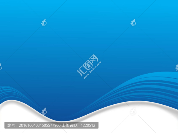 帶有拷貝空間的流動(dòng)藍(lán)色波的說(shuō)明性抽象背景