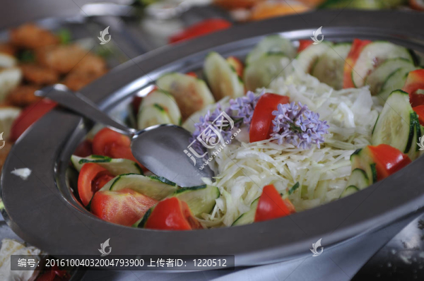 自助餐的食物