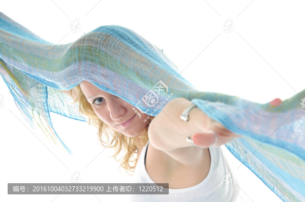 幸福的女人的圍巾