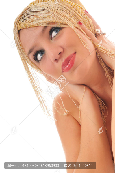 女人的美麗的分離