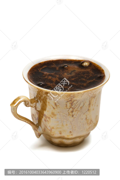 咖啡色的棕色杯子