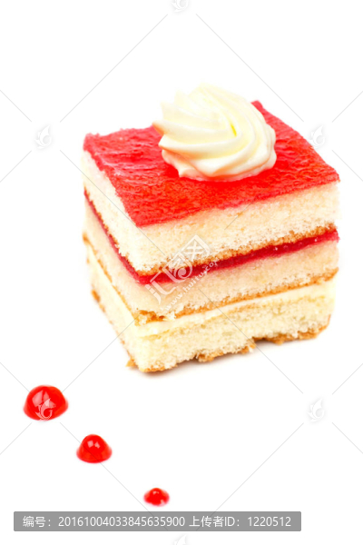 美味的草莓蛋糕