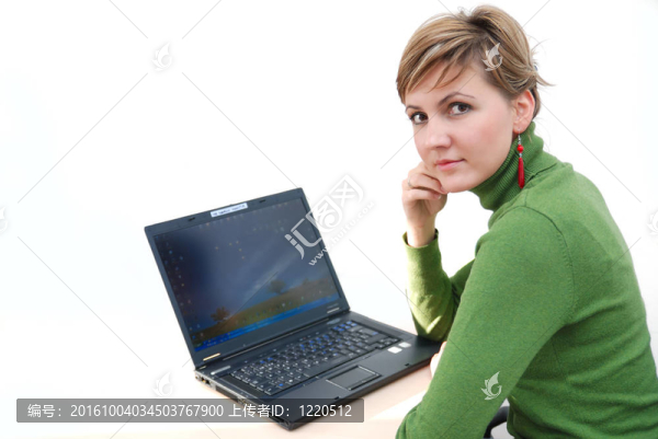 年輕的女商人
