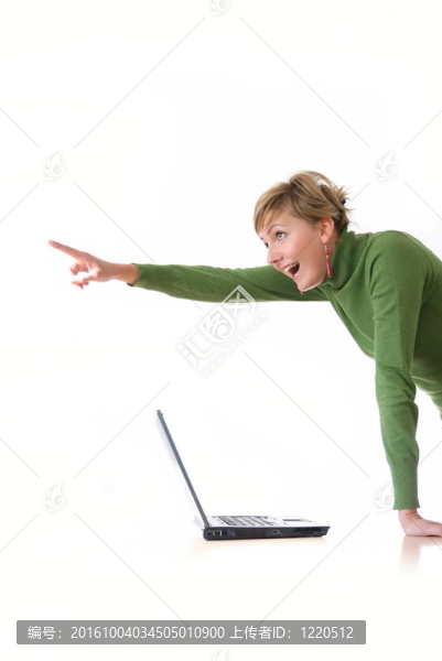 年輕的女商人