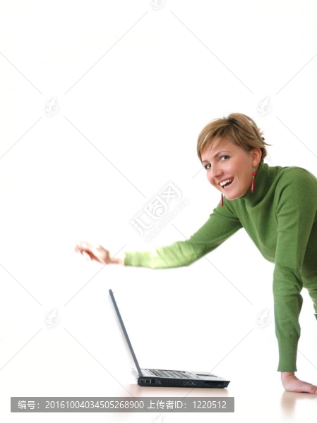 年輕的女商人