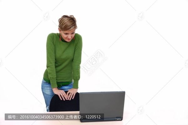 年輕的女商人