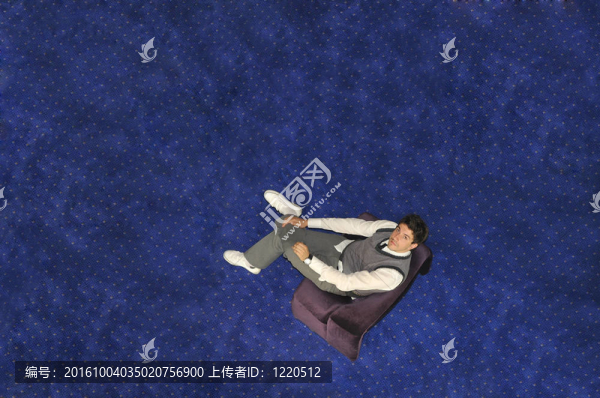 快樂商人尖叫的照片
