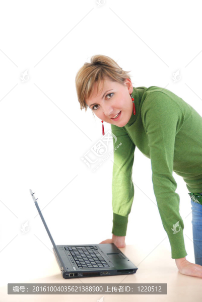 年輕的女商人