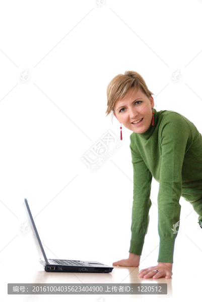 年輕的女商人