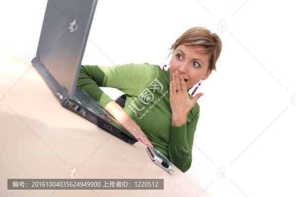 年輕的女商人
