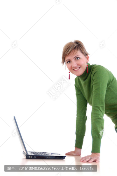年輕的女商人