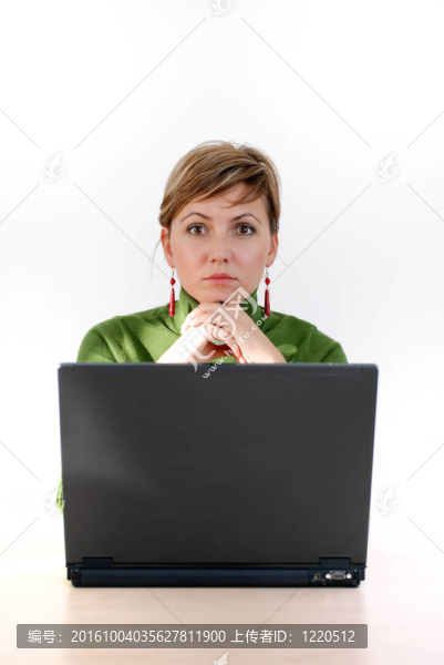 年輕的女商人