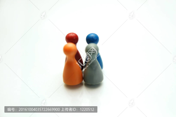 多彩的人群的概念