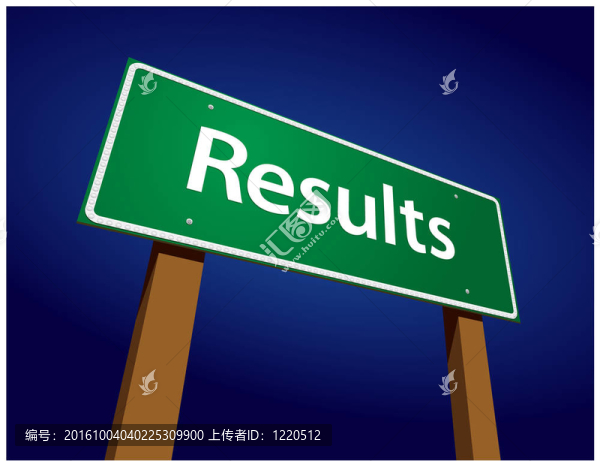 結(jié)果綠色道路標(biāo)志說明