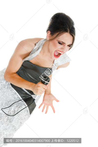 性感歌手的女人