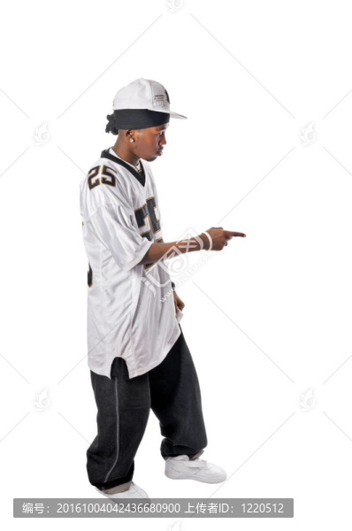 年輕的街舞舞者