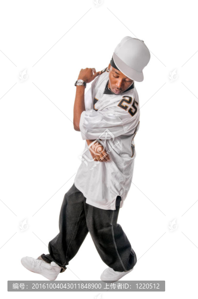 年輕的街舞舞者