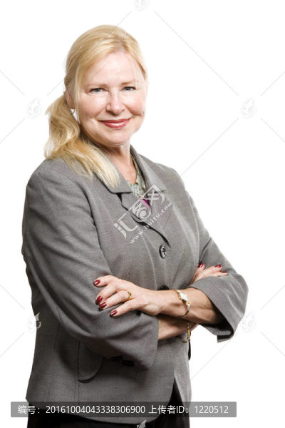 自信的老商業(yè)女人