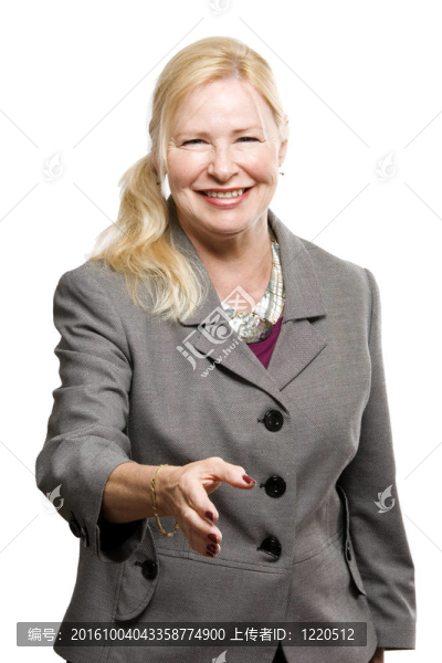 自信的老商業(yè)女人