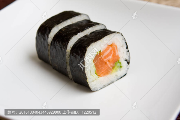 新鮮鮭魚日本壽司